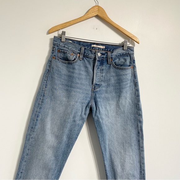 Levi's Shut Up Wedgie Icon Fit Jeans button fly premium denim raw hem - Picture 4 of 14